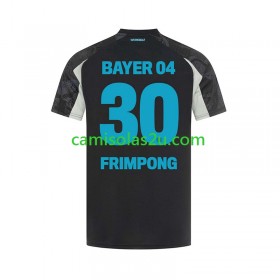 Camisolas de futebol Bayer 04 Leverkusen Frimpong 30 Equipamento 3ª 2024/25 Manga Curta